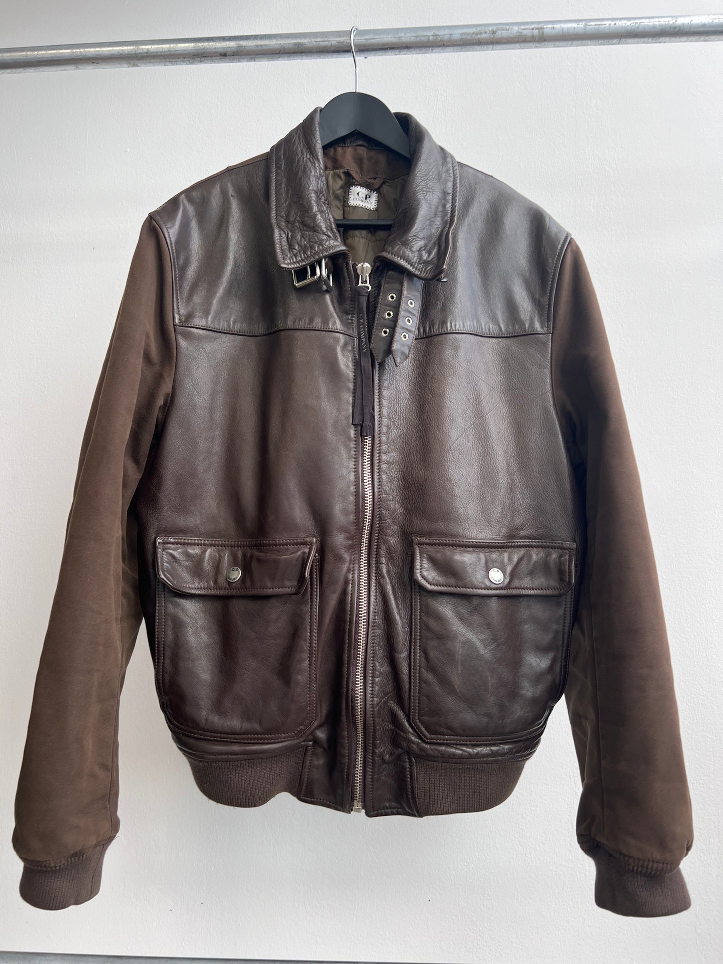 C.P. Company AW06 Leather Aviator Bomber Jacket