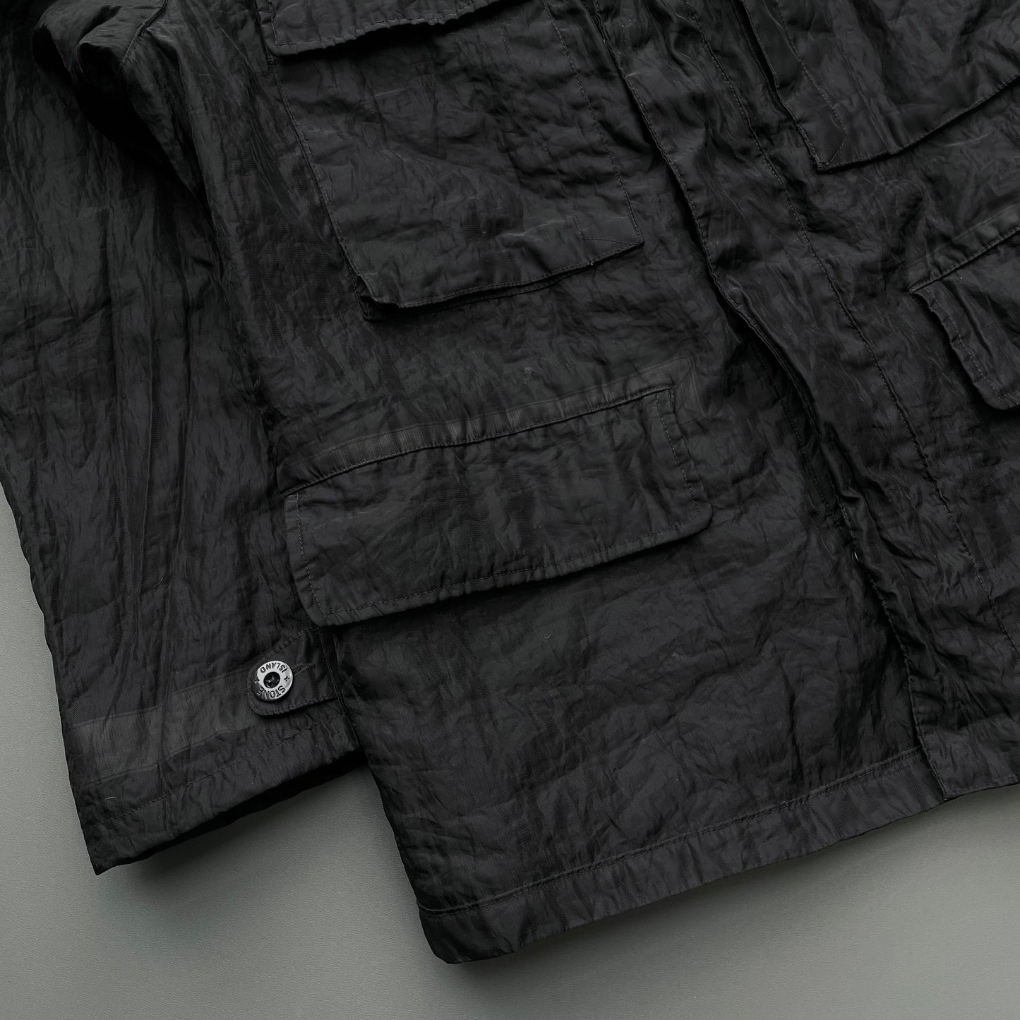 Stone Island Black AW02 Monofilament Nylon Field Jacket