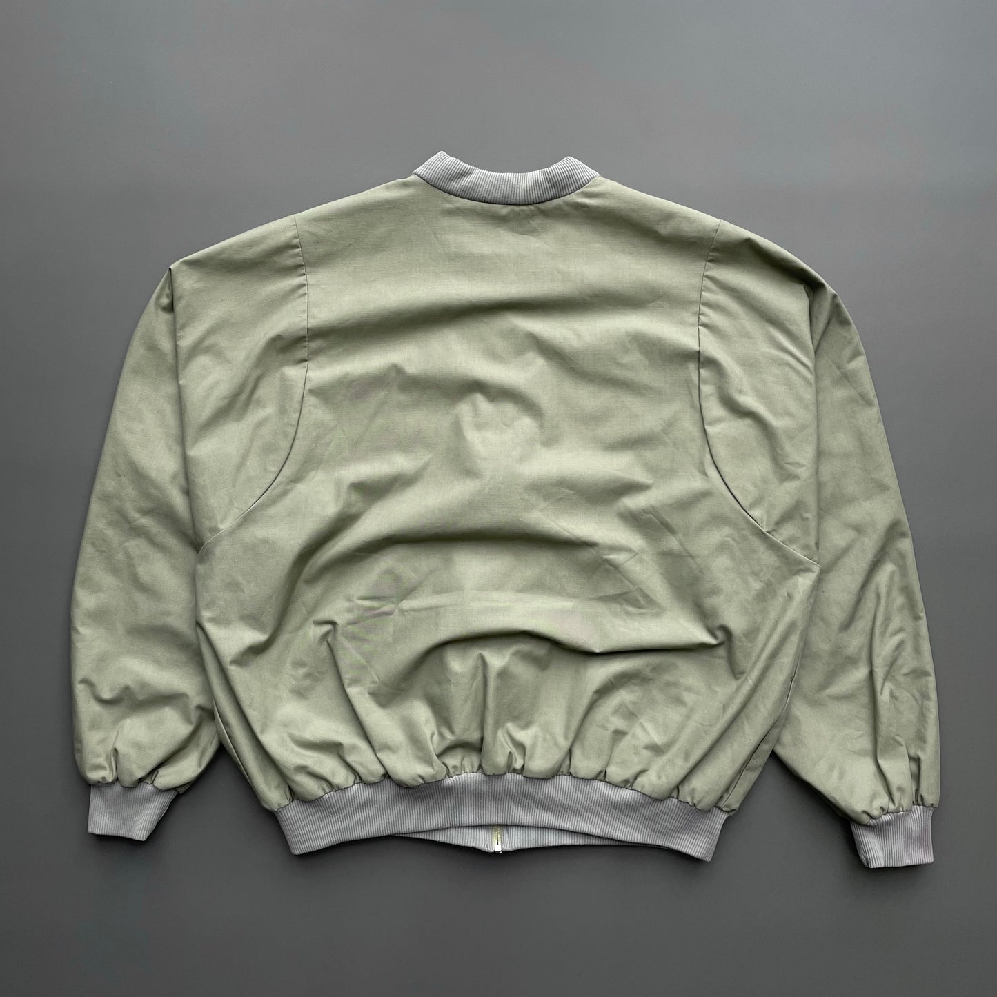 Lacoste Chemise Green & Plaid 90s Reversible Bomber Jacket