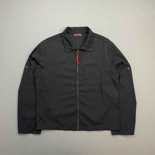Prada Sport Navy 00s Lightweight Adjustable Sleeve Overshirt Jacket