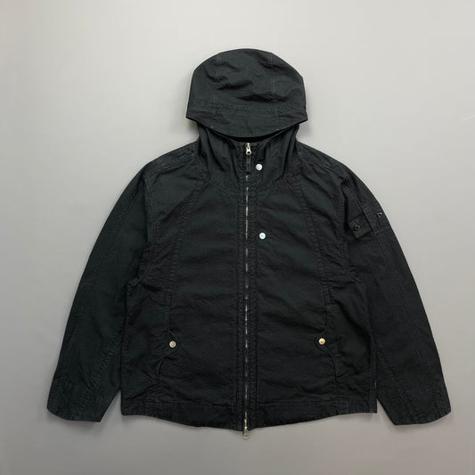 Stone Island Black SS23 Shadow Project CO NY Ripstop-TC Hooded Jacket