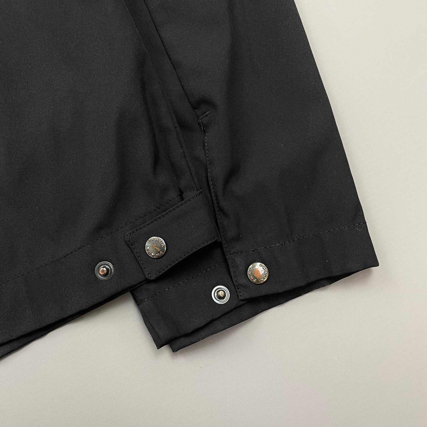 Prada Sport Navy 00s Lightweight Adjustable Sleeve Overshirt Jacket