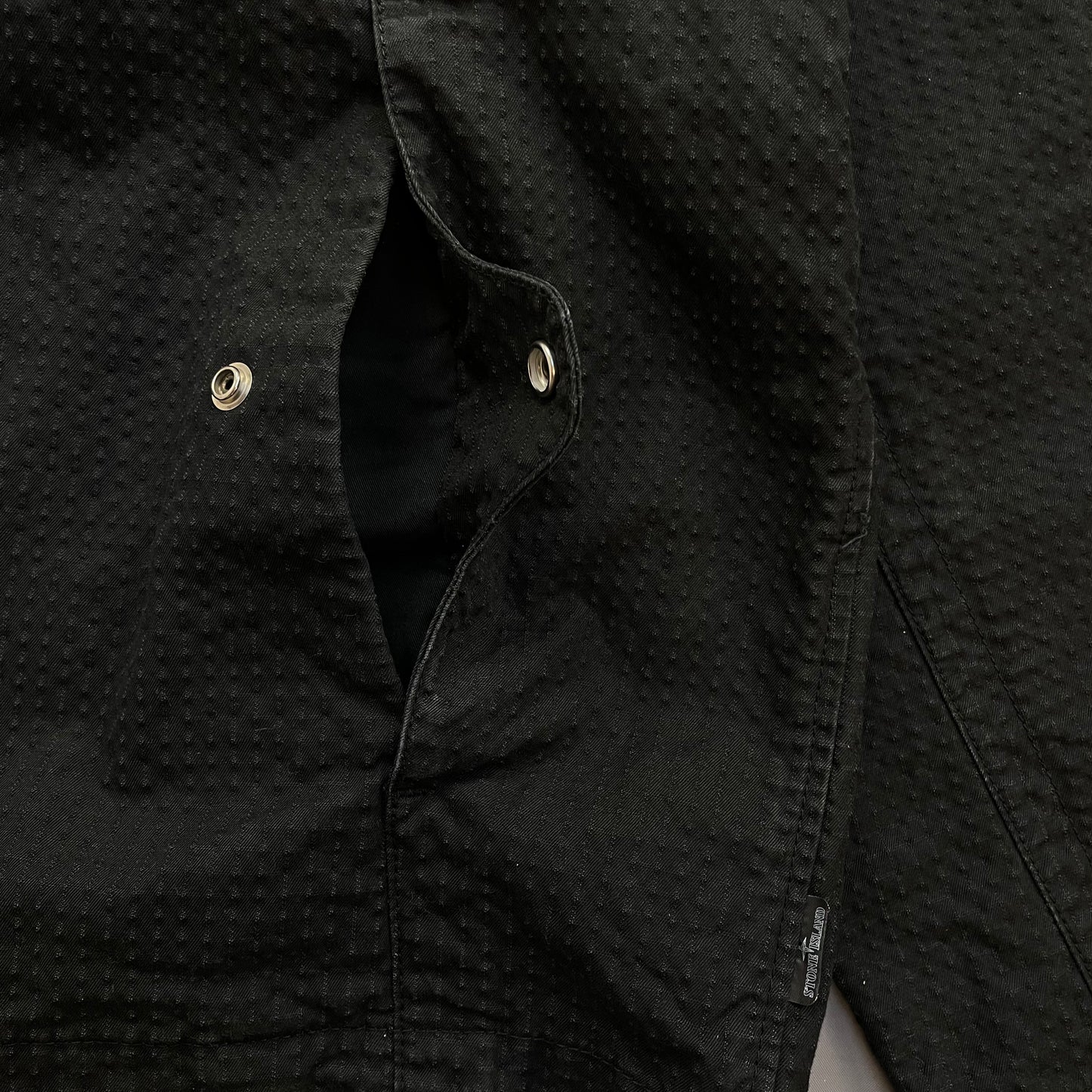 Stone Island Black SS23 Shadow Project CO NY Ripstop-TC Hooded Jacket