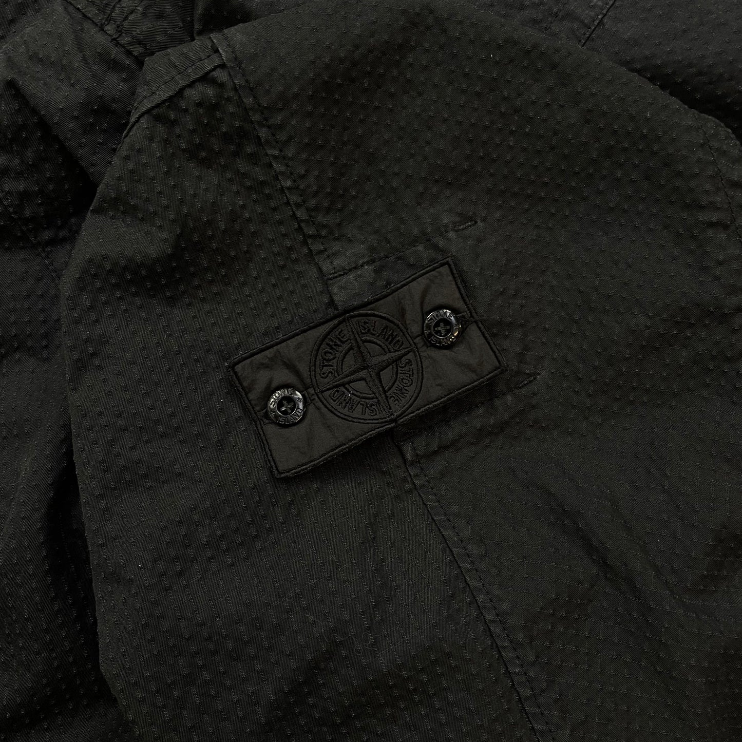 Stone Island Black SS23 Shadow Project CO NY Ripstop-TC Hooded Jacket