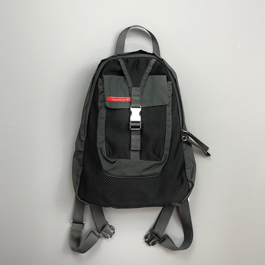 Prada Sport Grey & Black Mesh Backpack