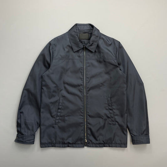 Prada Navy Nylon Overshirt Zip-Through Jacket