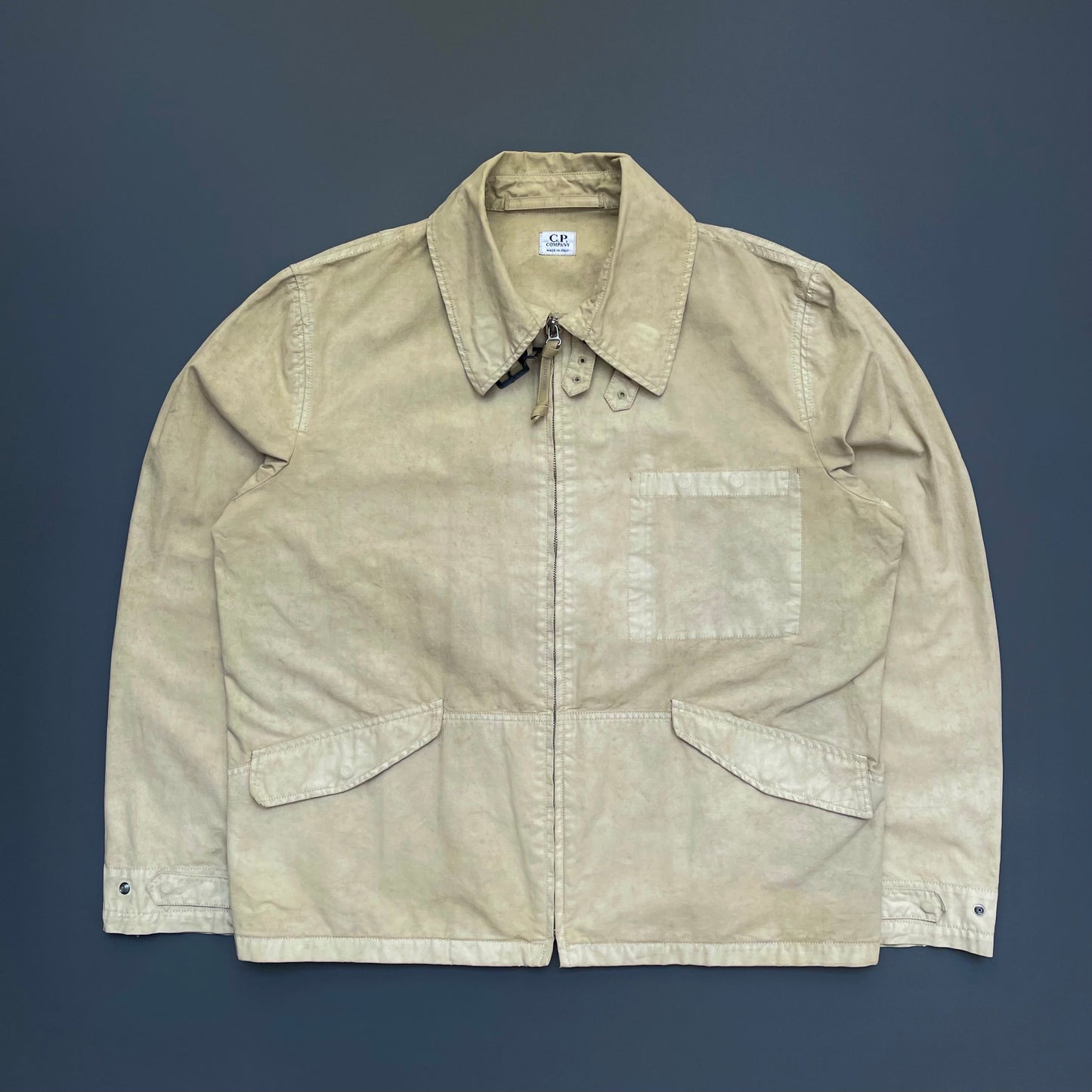 C.P. Company Beige SS03 Wax Harrington Jacket