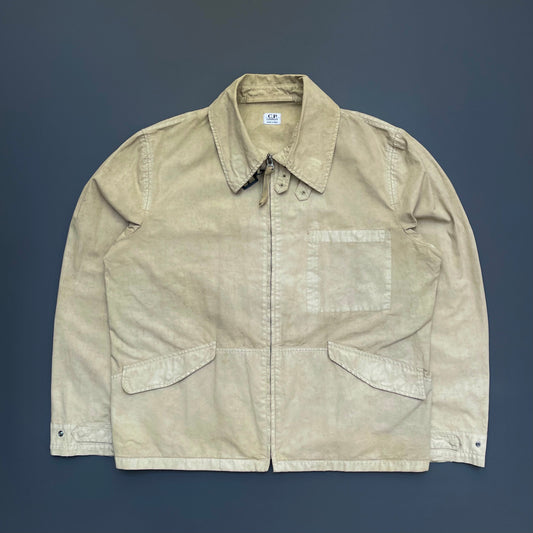 C.P. Company Beige SS03 Wax Harrington Jacket