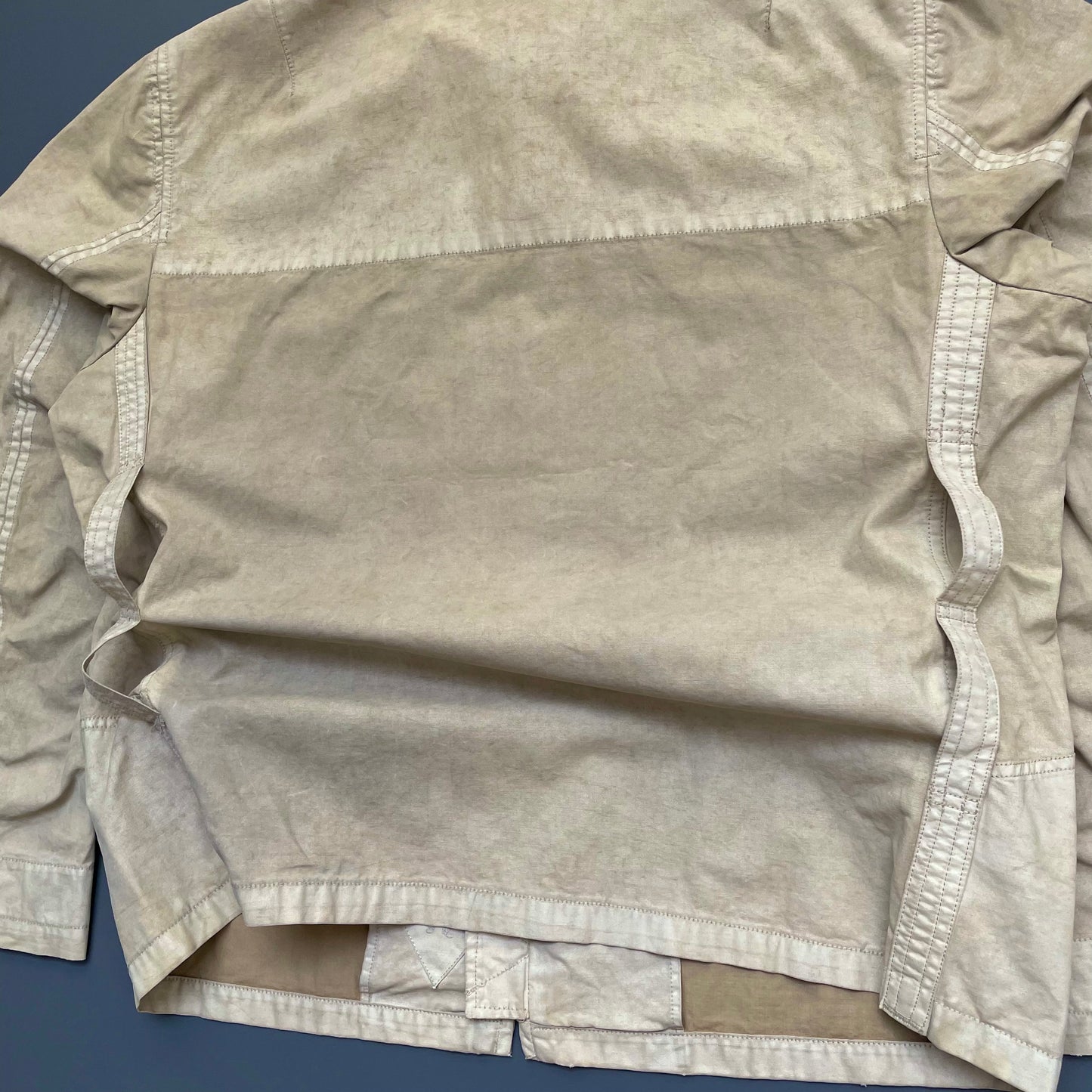 C.P. Company Beige SS03 Wax Harrington Jacket