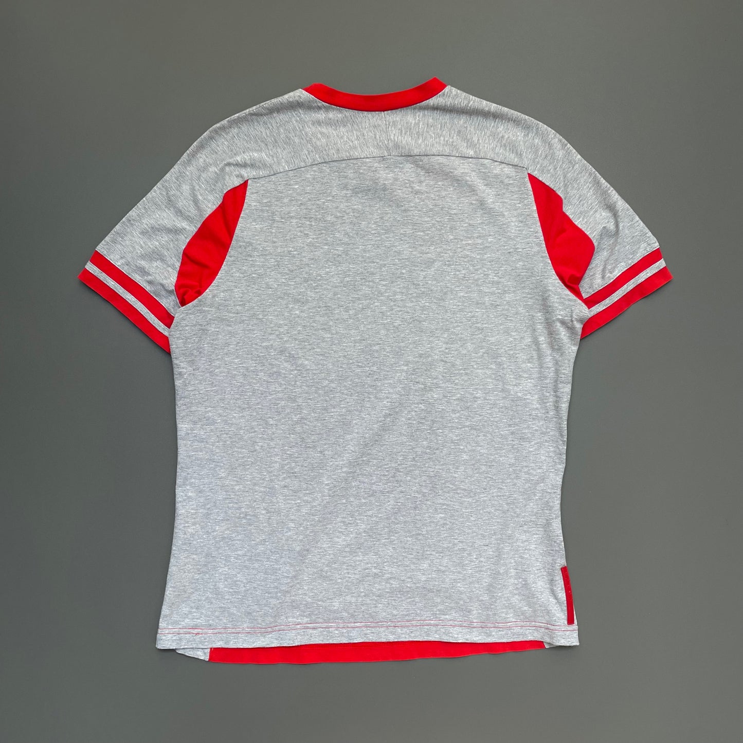 Prada Sport Grey & Red 00s Athletic T-Shirt