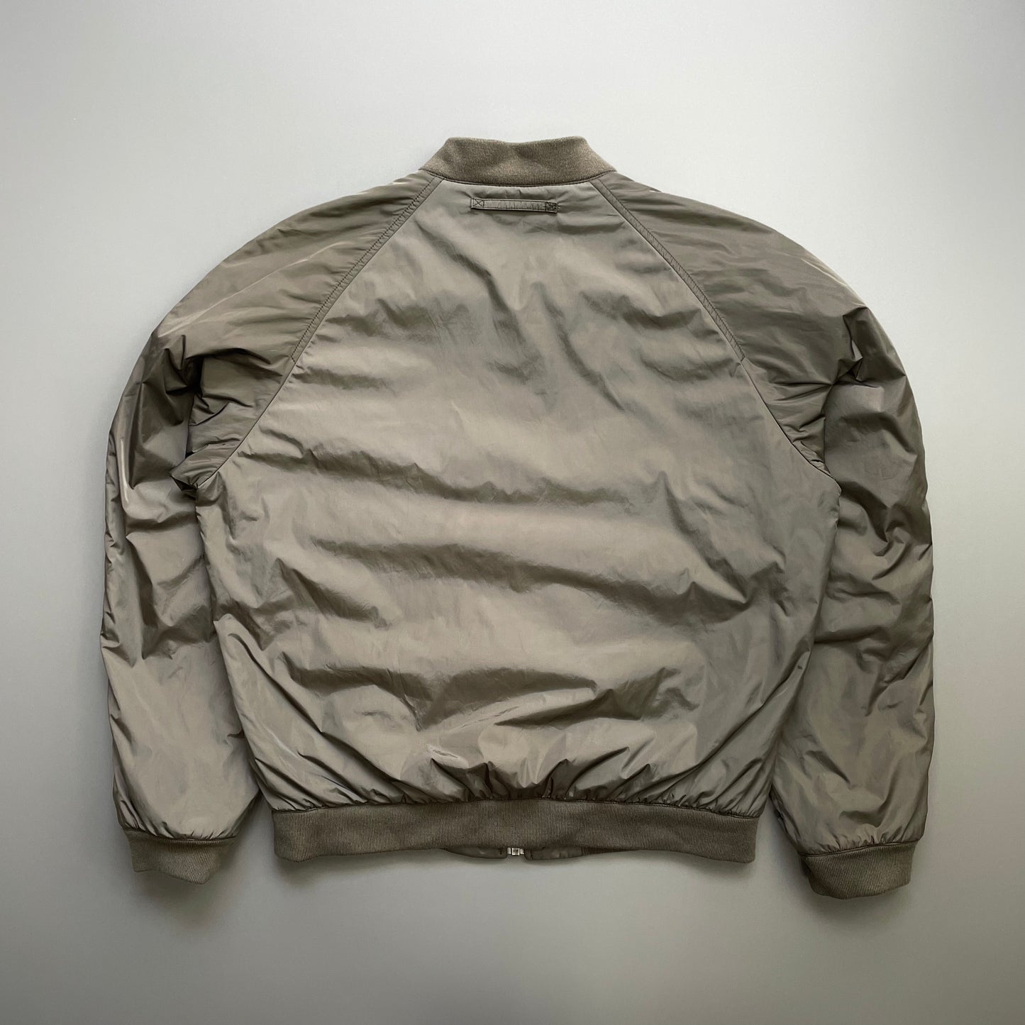 Prada Sport Khaki 2007 Nylon Racing Bomber Jacket