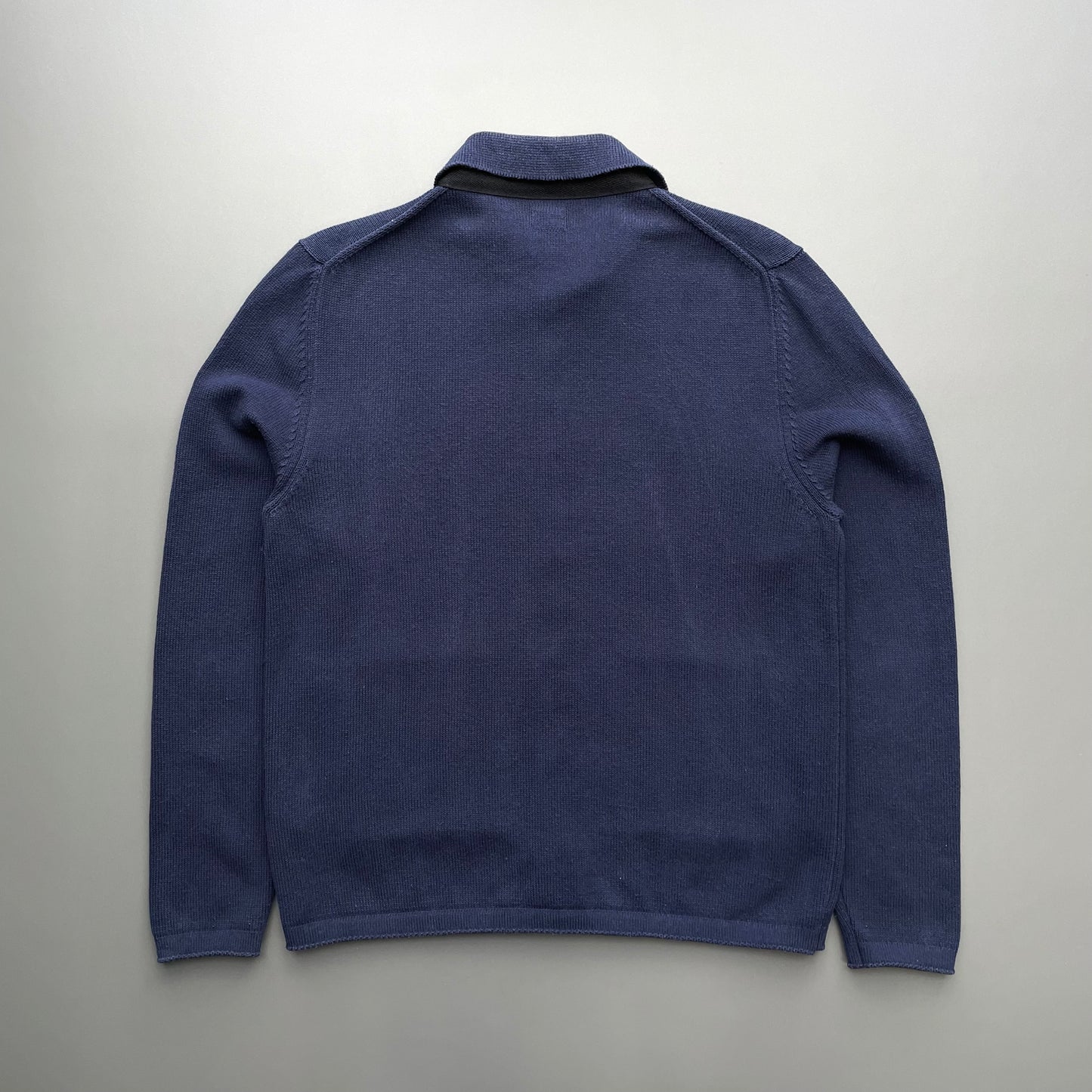 C.P. Company Navy Zip-Through Knit Cardigan Jacket