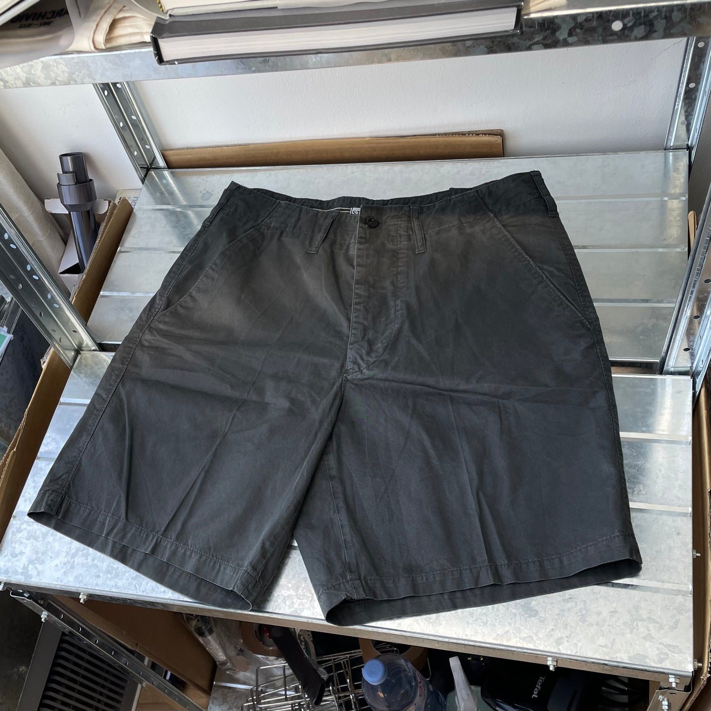 Stone Island Black 00s Cargo Shorts