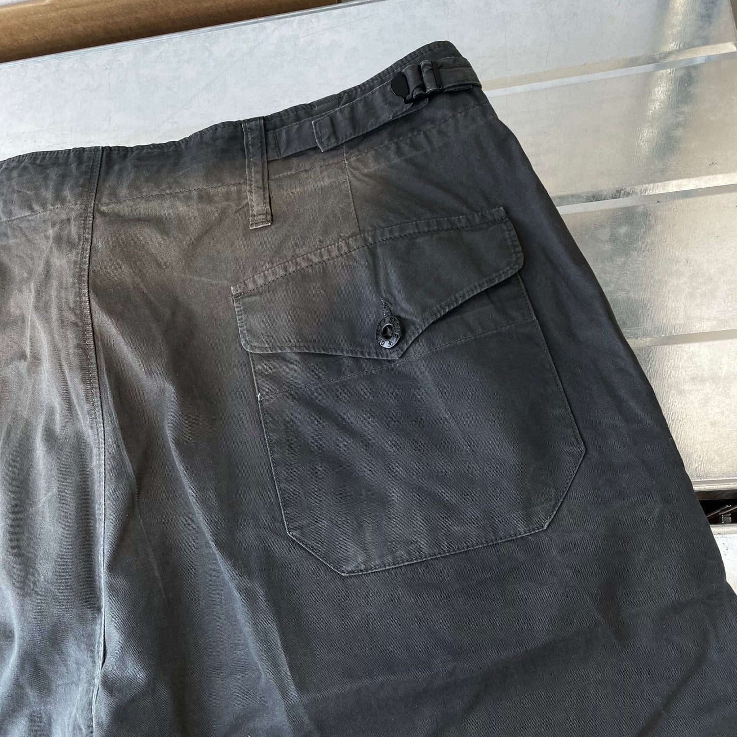 Stone Island Black 00s Cargo Shorts