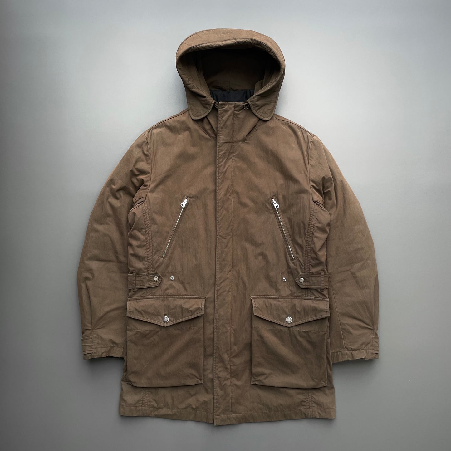 C.P. Company Brown AW05 3-in-1 Piuma D'oca Goose Down Liner Parka Jacket