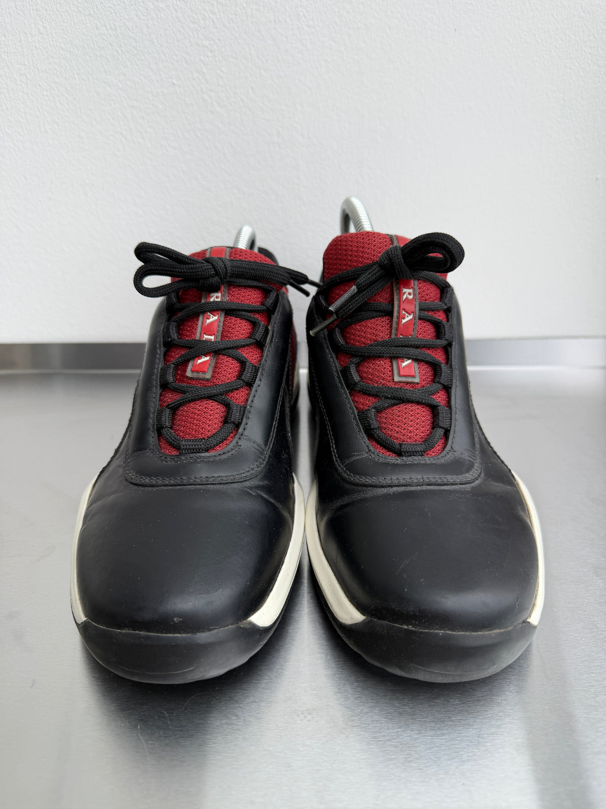 Prada Sport Red & Black 00s Leather Cups