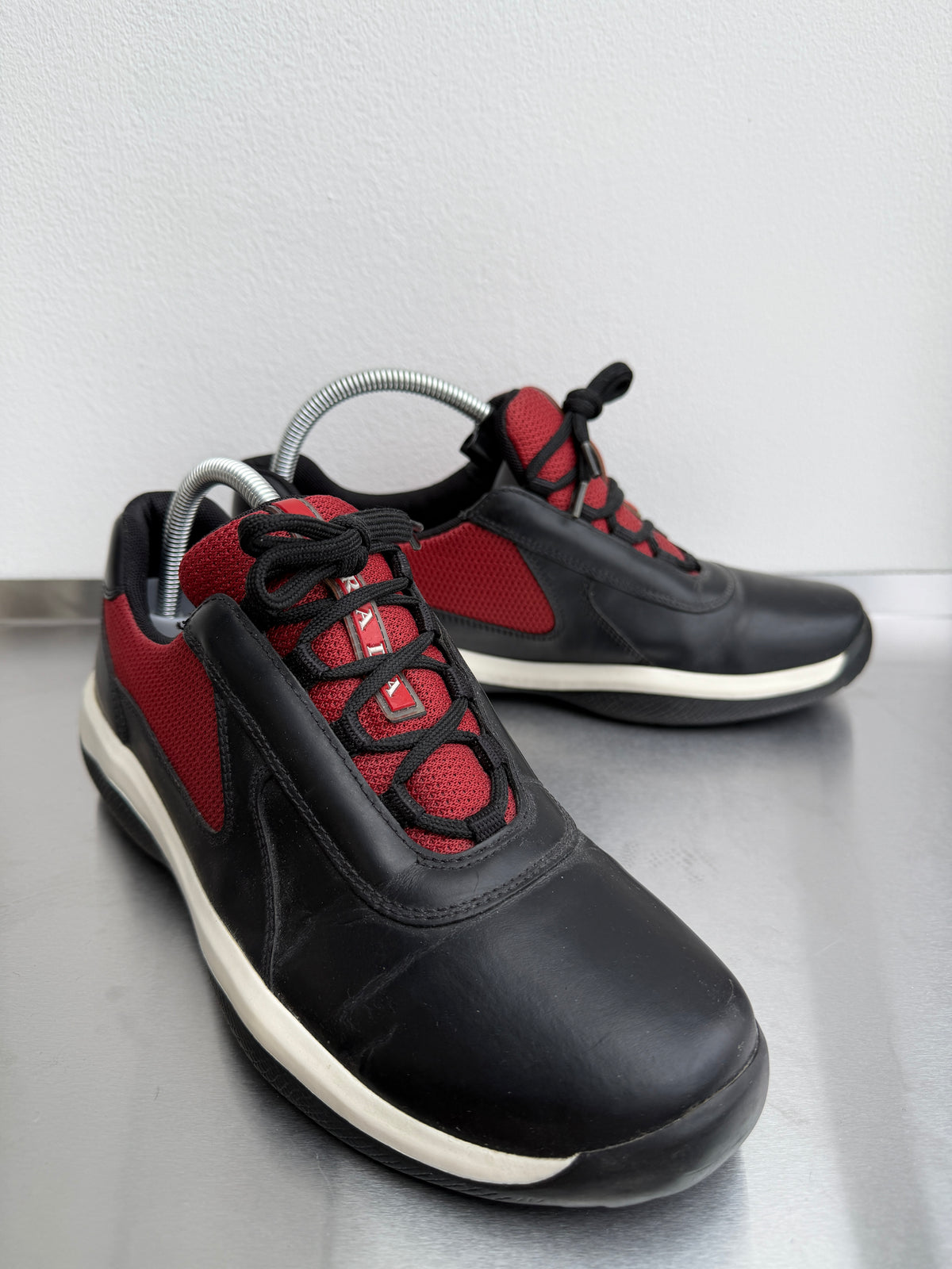 Prada Sport Red & Black 00s Leather Cups