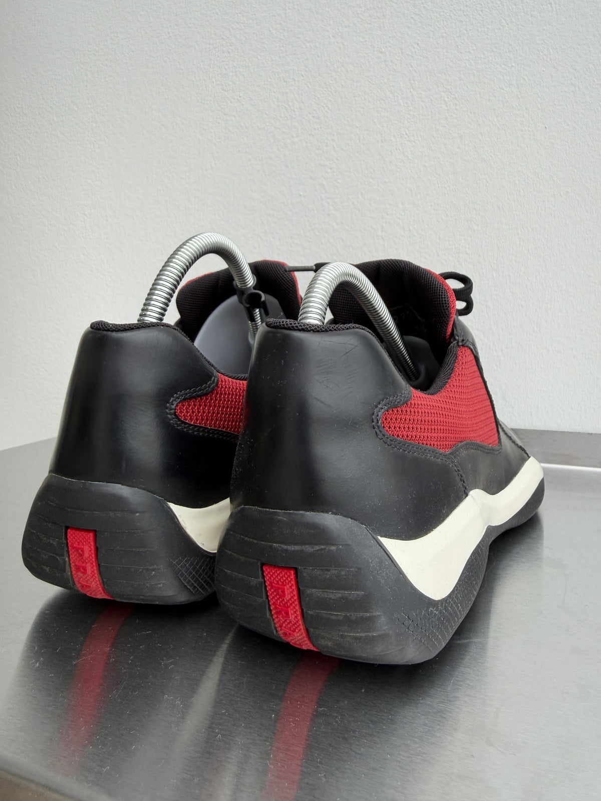 Prada Sport Red & Black 00s Leather Cups