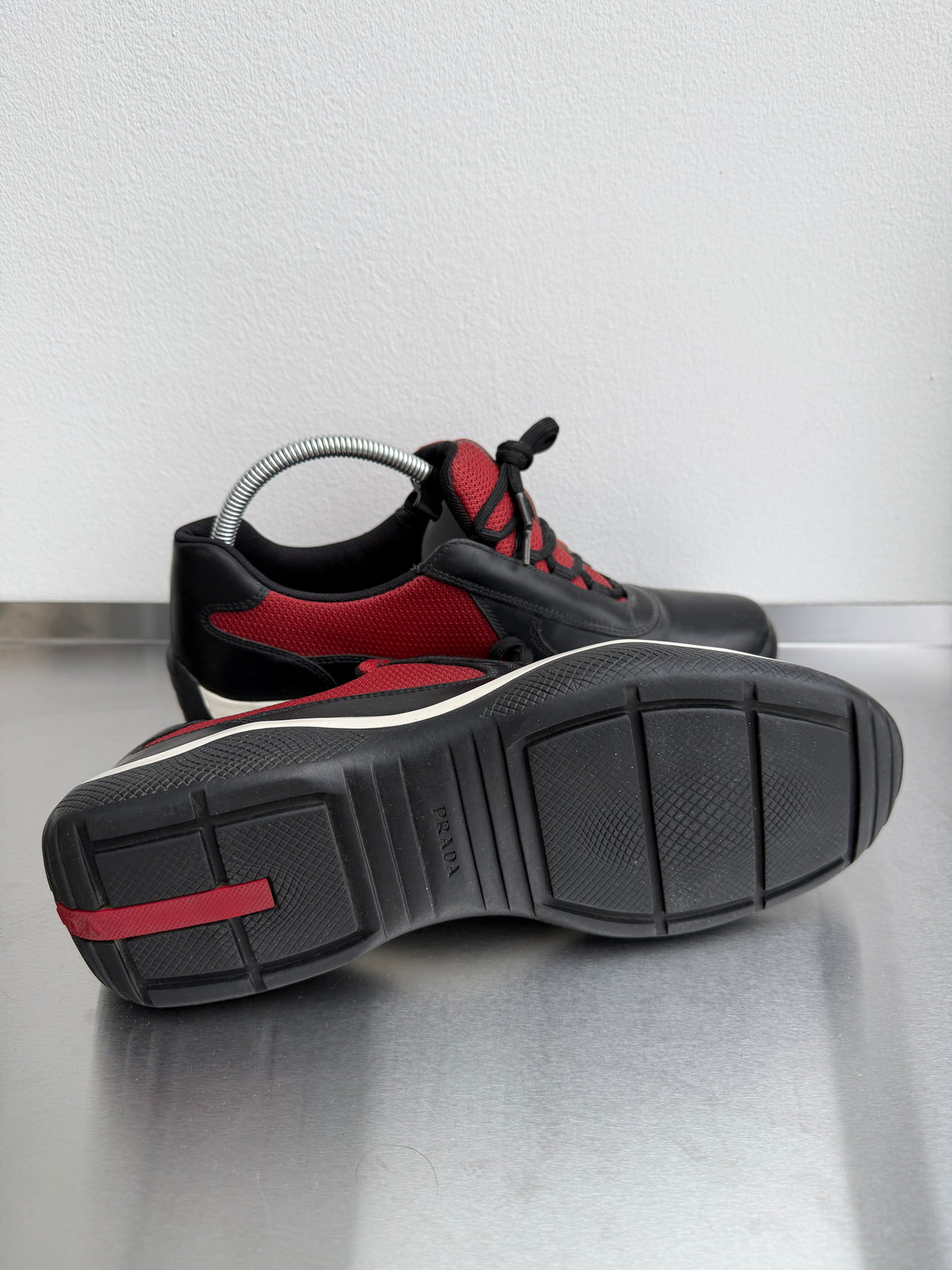 Prada Sport Red & Black 00s Leather Cups
