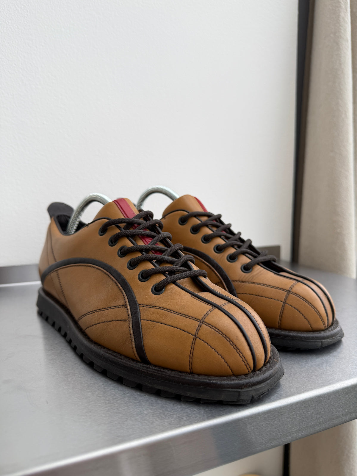 Prada Sport Leather Oxford Shoes