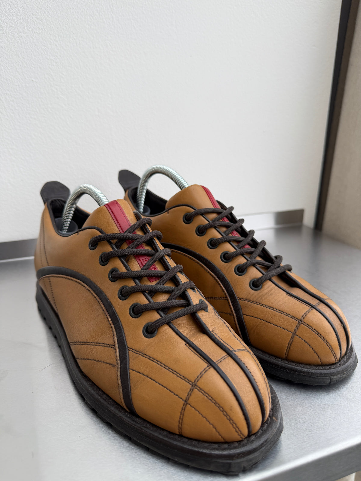 Prada Sport Leather Oxford Shoes