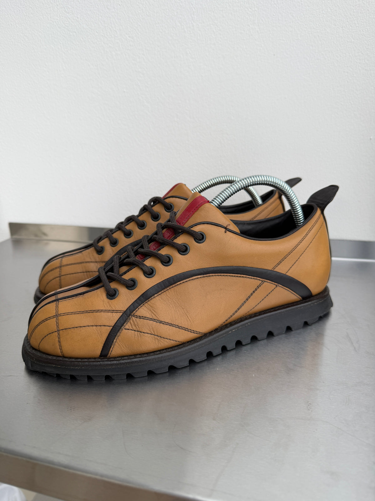 Prada Sport Leather Oxford Shoes