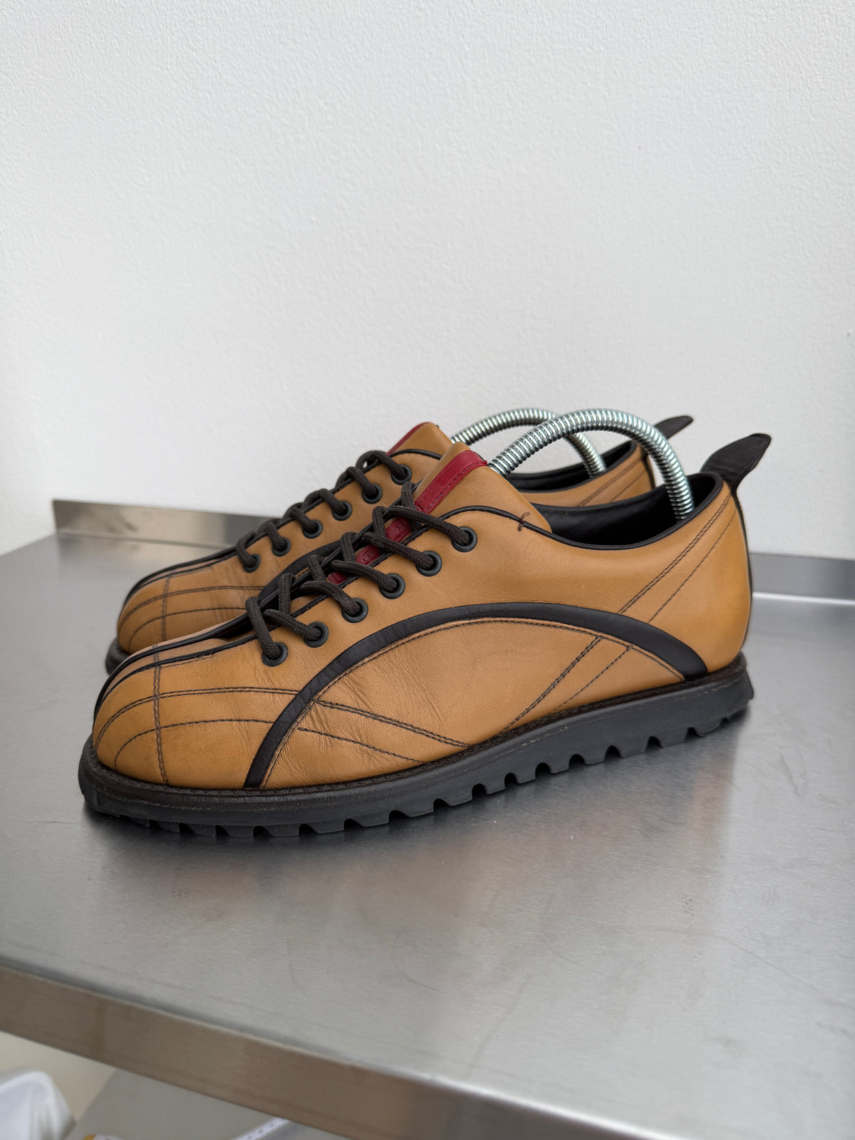 Prada Sport Leather Oxford Shoes