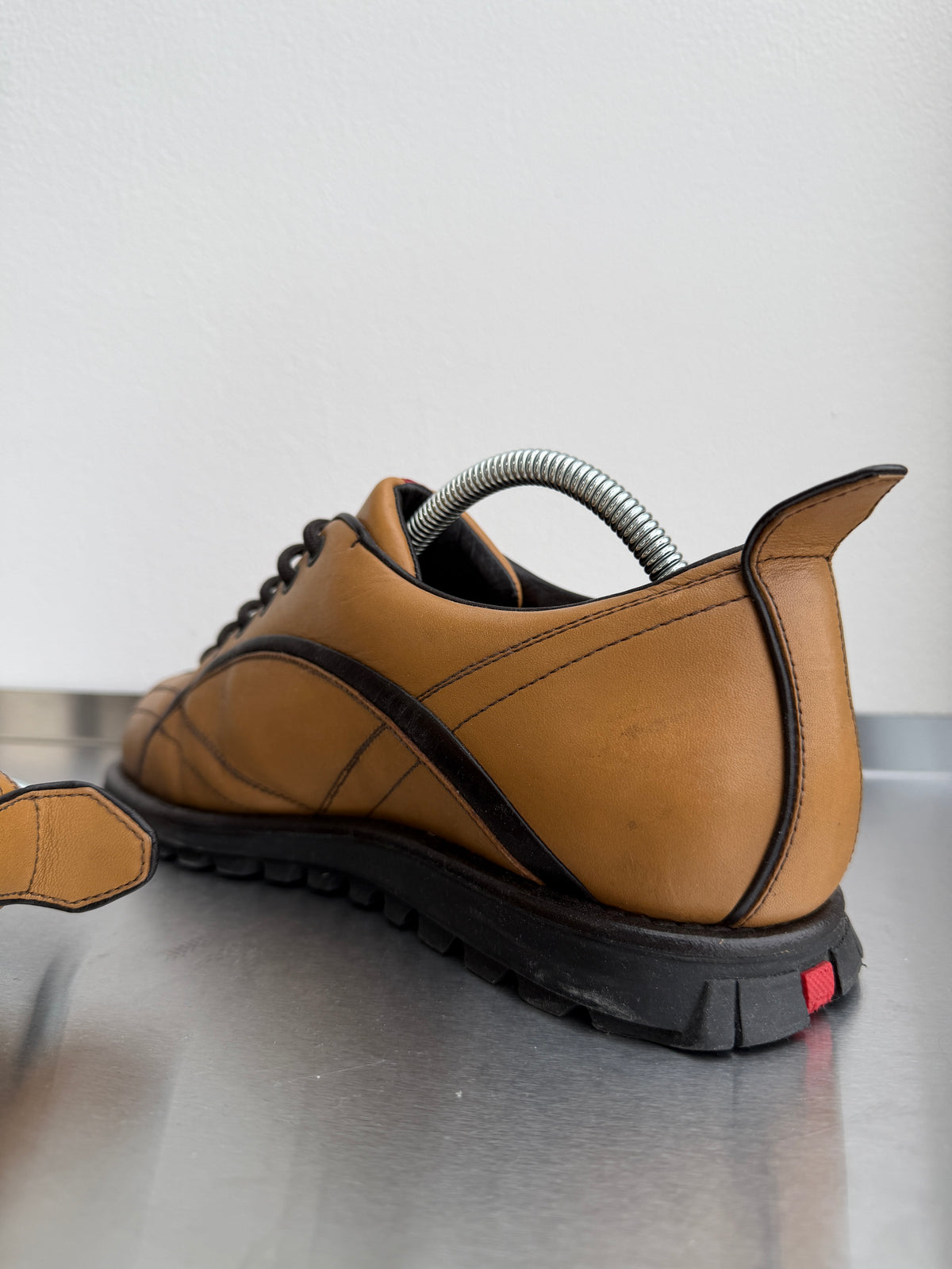 Prada Sport Leather Oxford Shoes