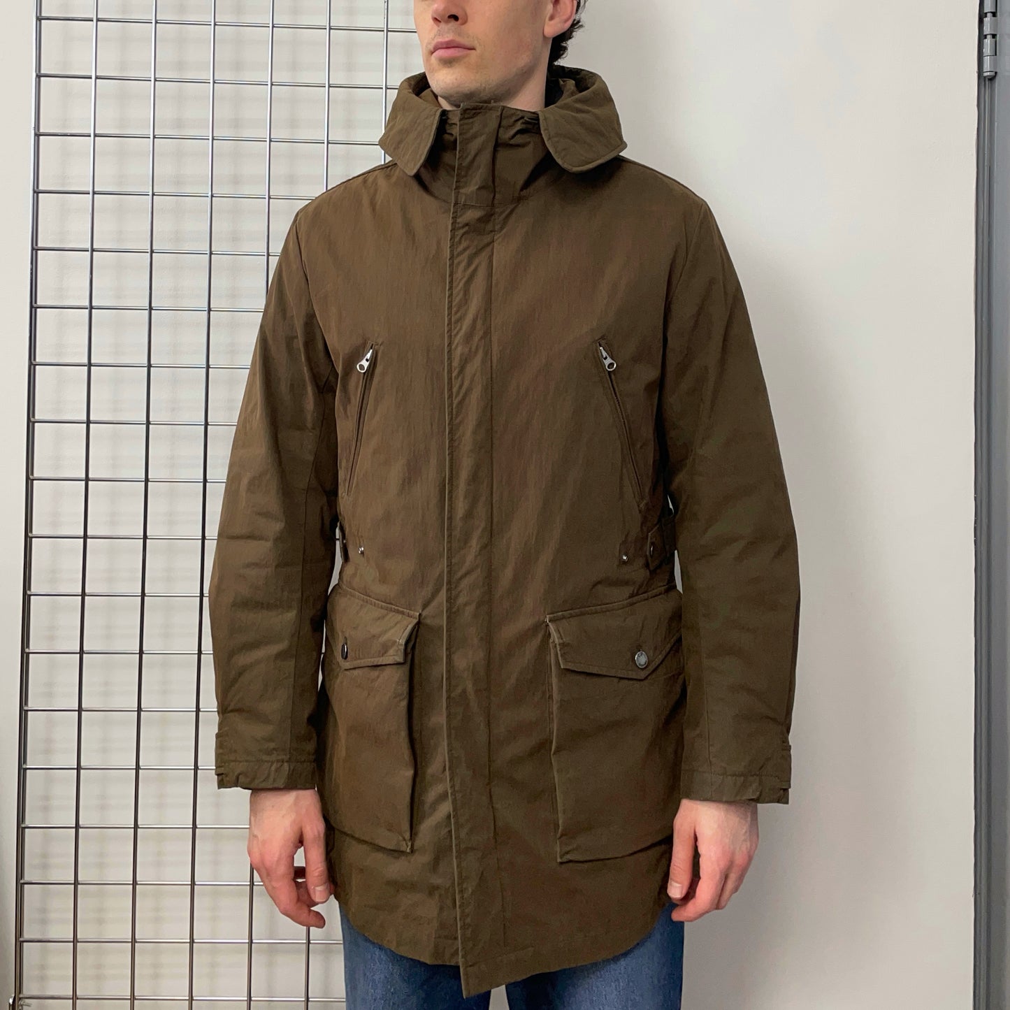 C.P. Company Brown AW05 3-in-1 Piuma D'oca Goose Down Liner Parka Jacket