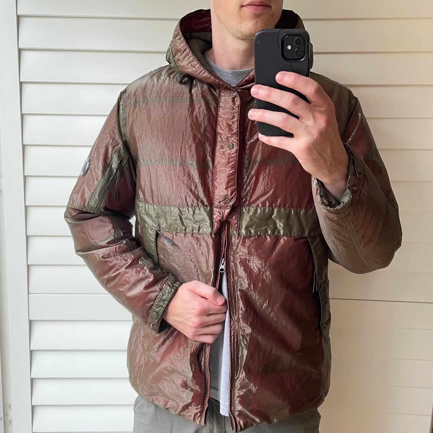 C.P. Company Kan-D Puffer Jacket in Thyme (RRP ¬£765)