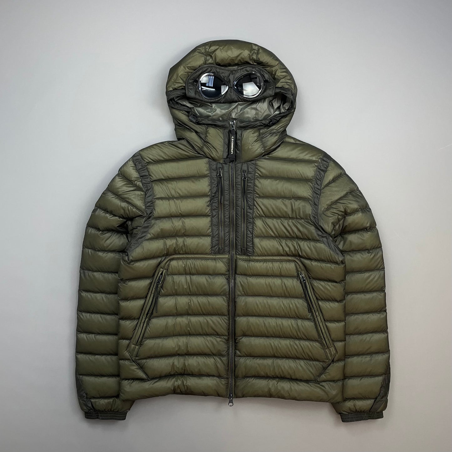 C.P. Company Brown DD Shell Goggle Jacket