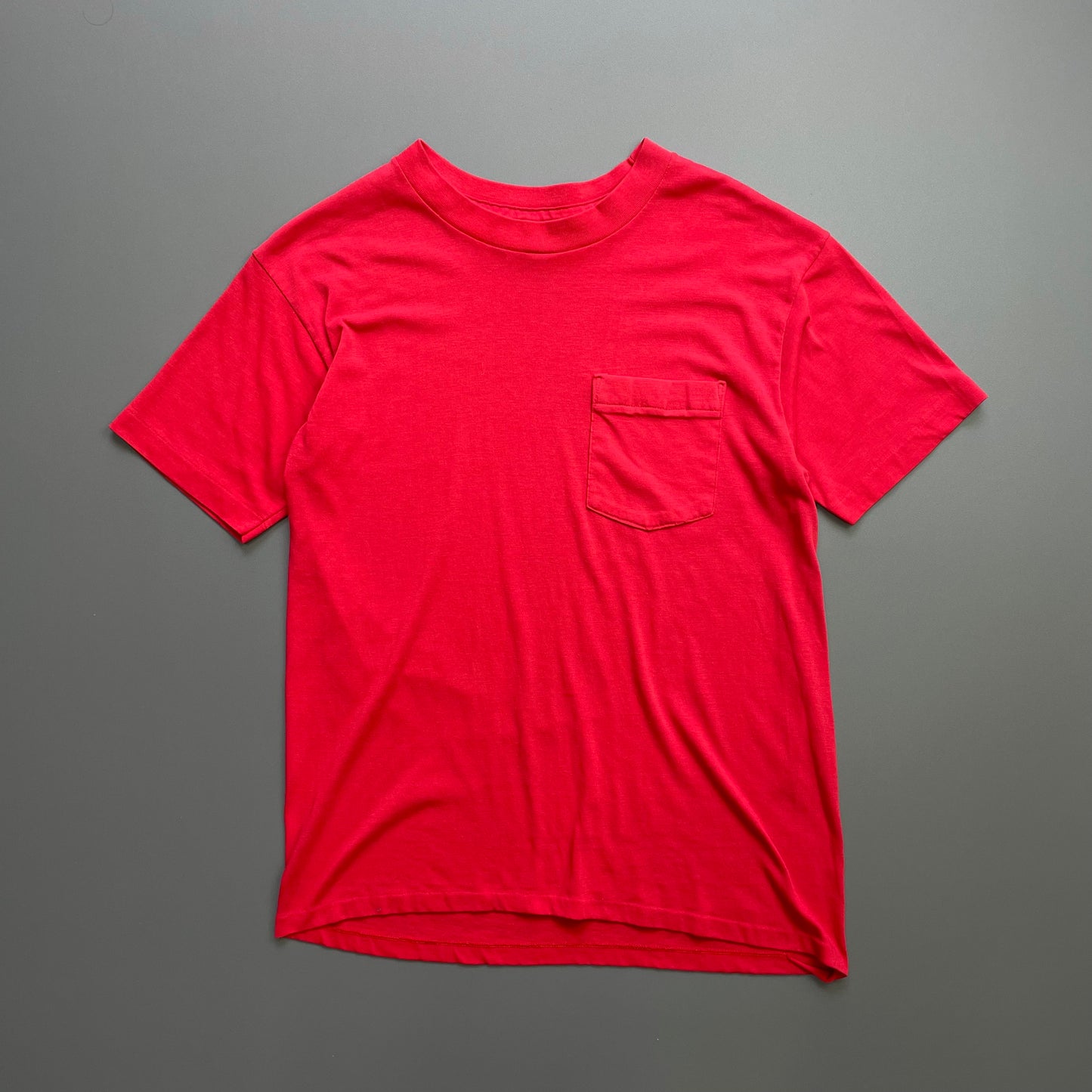 Vintage Red 80s US Pocket T-Shirt