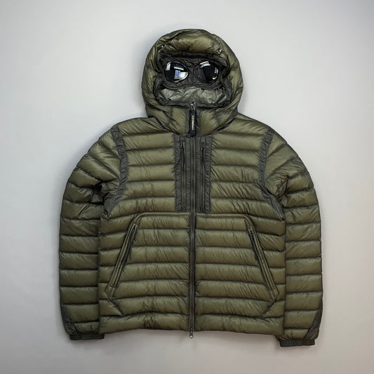 C.P. Company Brown DD Shell Goggle Jacket