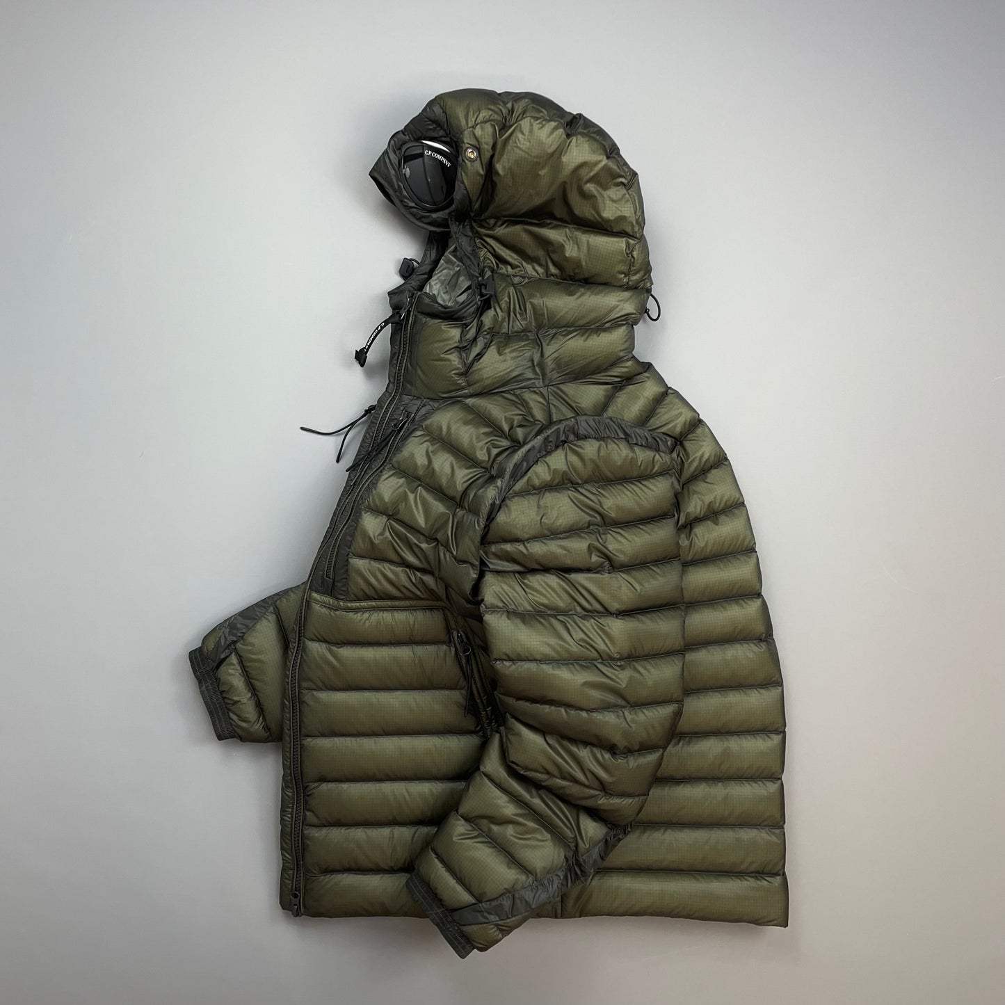 C.P. Company Brown DD Shell Goggle Jacket