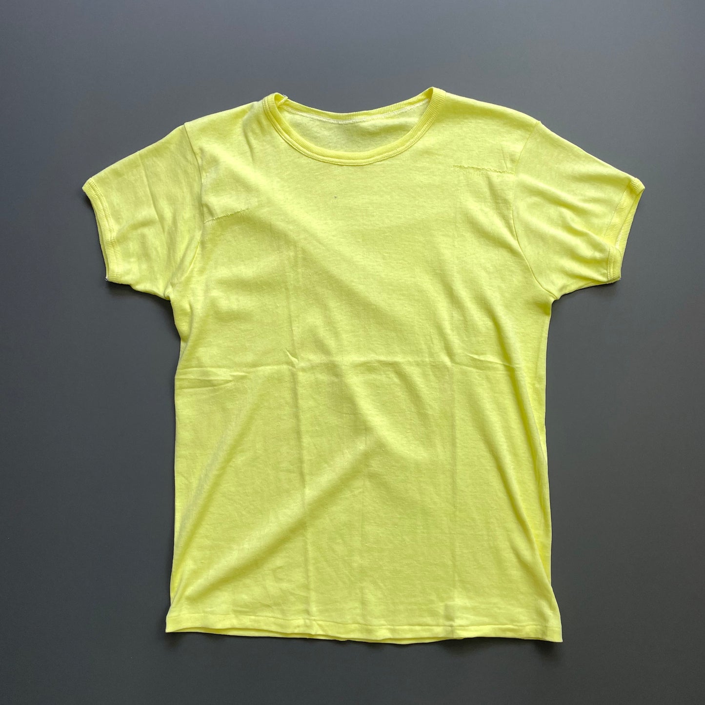 Vintage Yellow 60s/70s Fitted T-Shirt