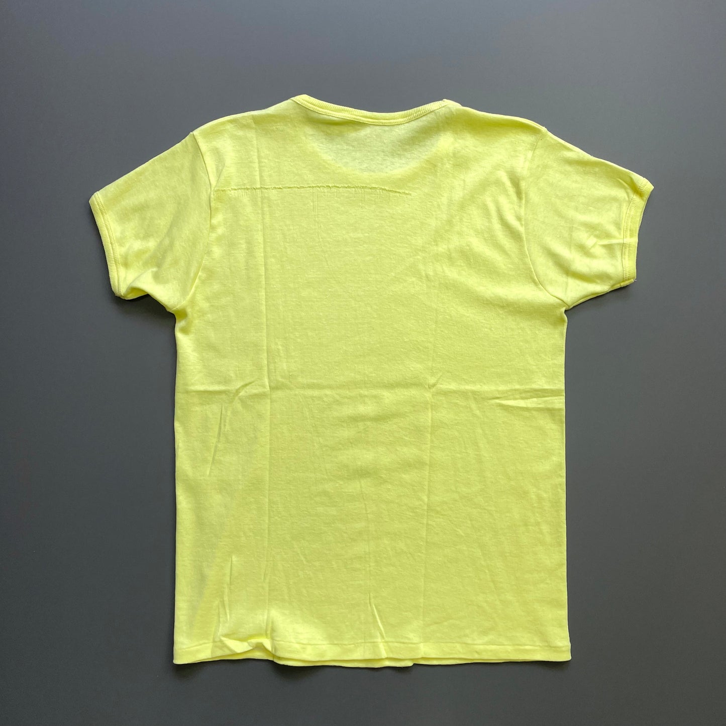 Vintage Yellow 60s/70s Fitted T-Shirt
