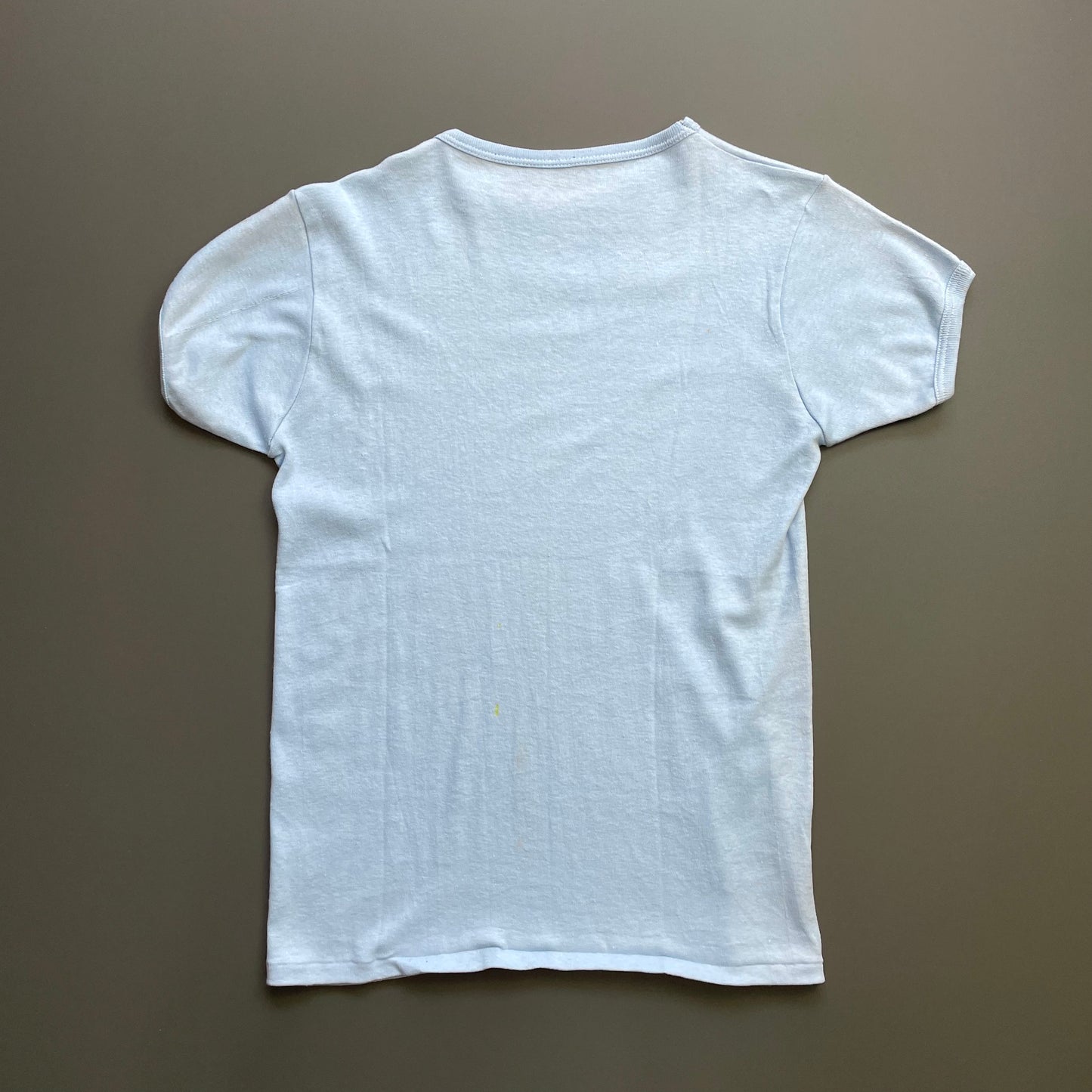 Vintage Blue 60s/70s Fitted T-Shirt