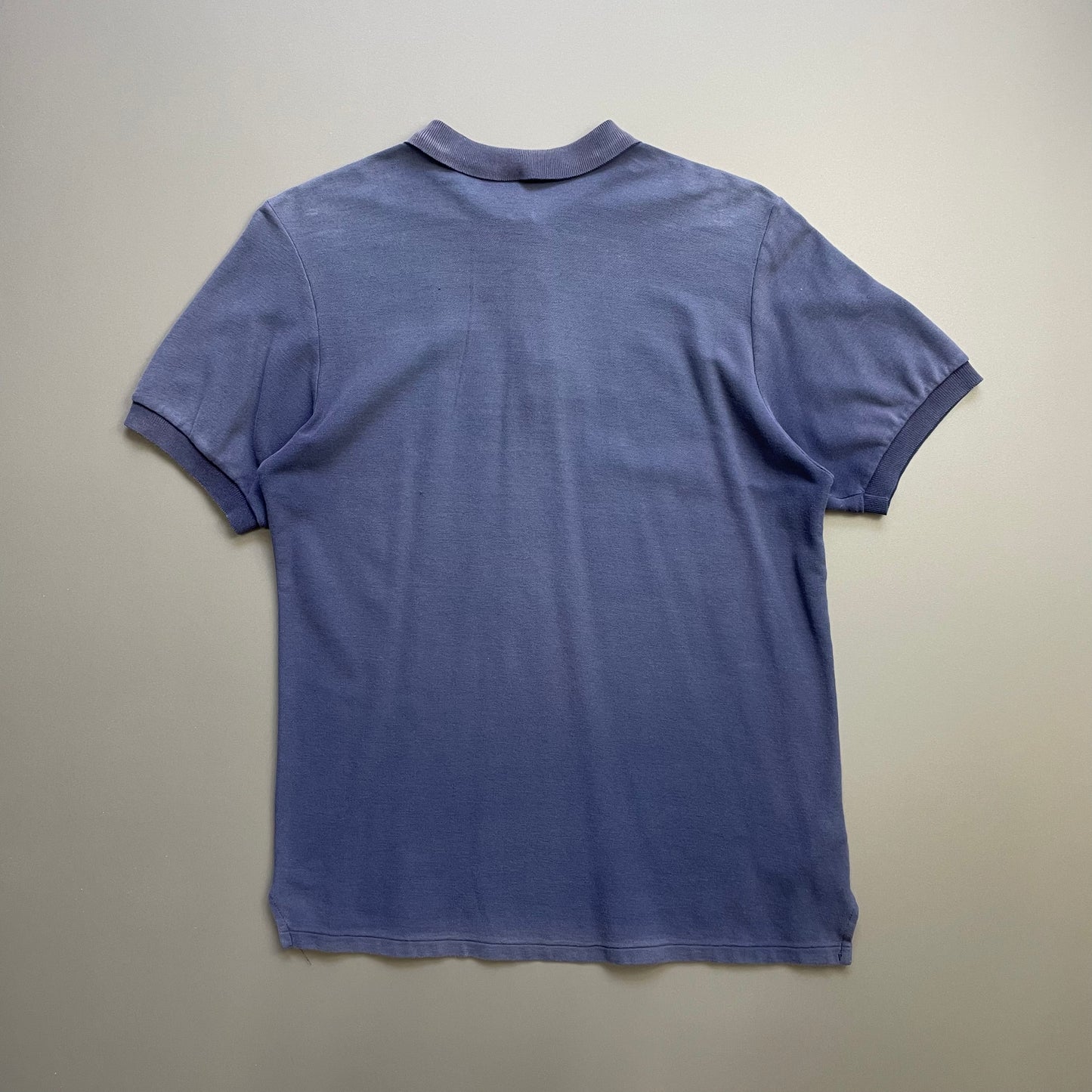Vintage St Michael Navy 80s Faded Polo Shirt