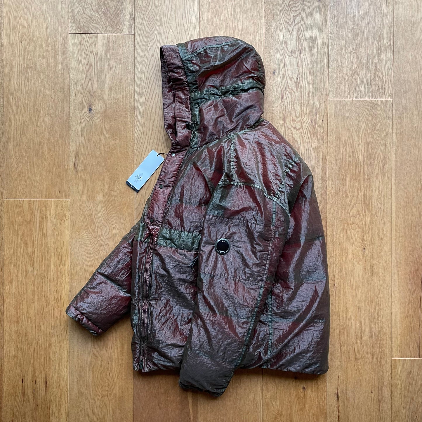 C.P. Company Kan-D Puffer Jacket in Thyme (RRP ¬£765)