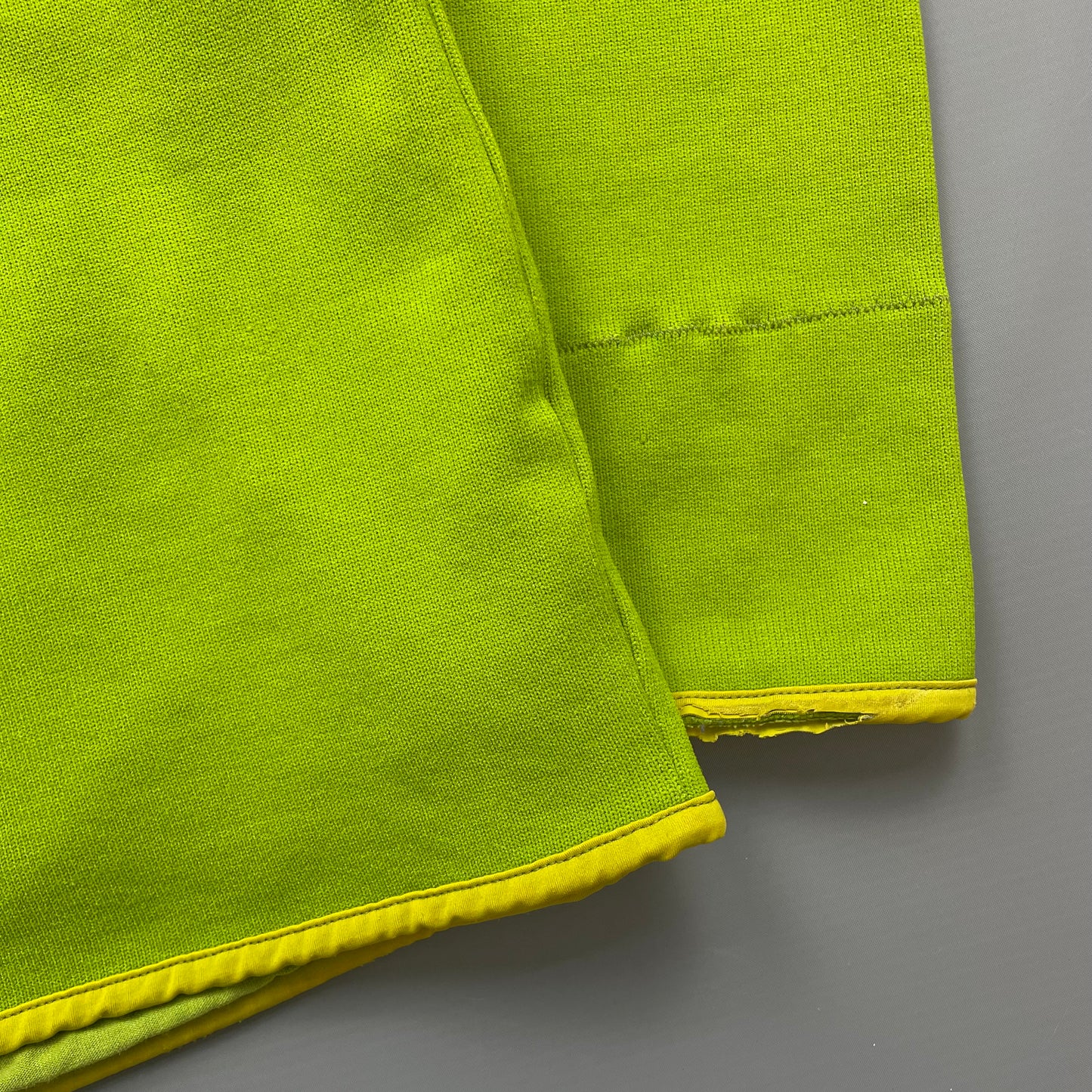 C.P. Company Lime Green Zip-Through Scuba Fleece Jacket