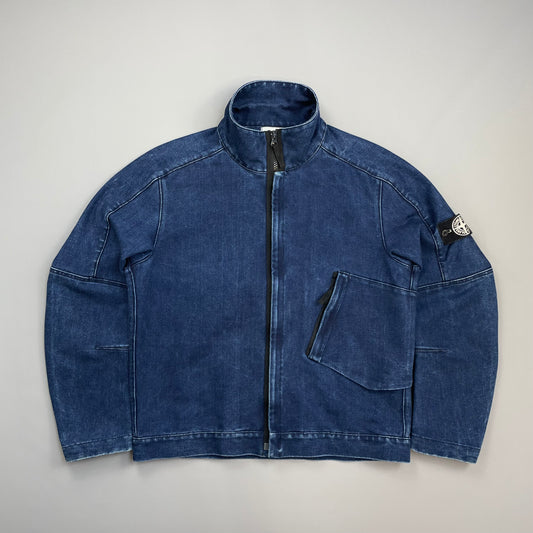 Stone Island Blue AW16 Polypropylene Denim Technical Special Process Jacket