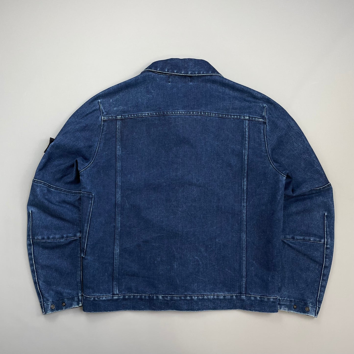 Stone Island Blue AW16 Polypropylene Denim Technical Special Process Jacket