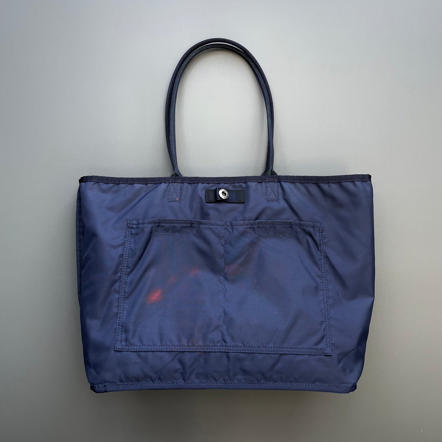 Porter Yoshida & Co. Navy & Green Nylon Tartan Shoulder Bag