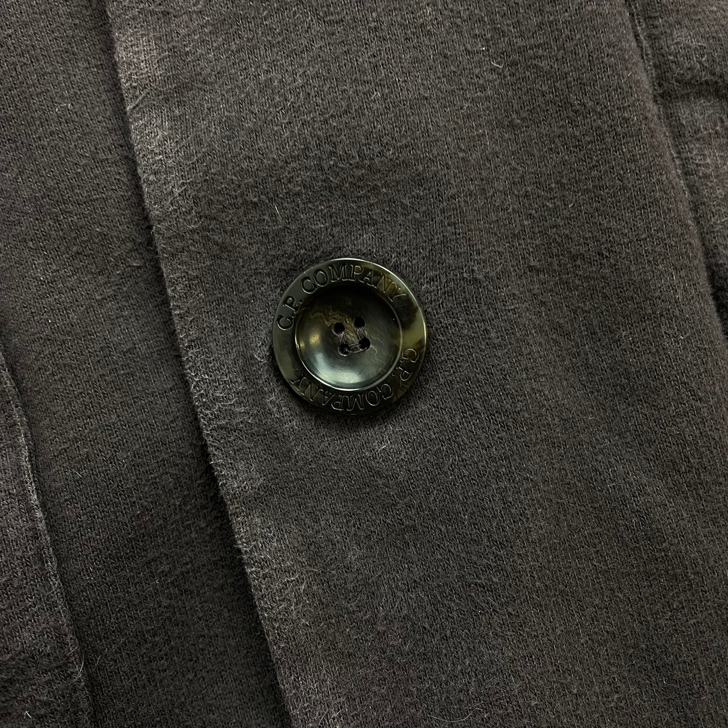 C.P. Company Brown AW10 Soft-Brush Cotton Button-Up Bomber Jacket