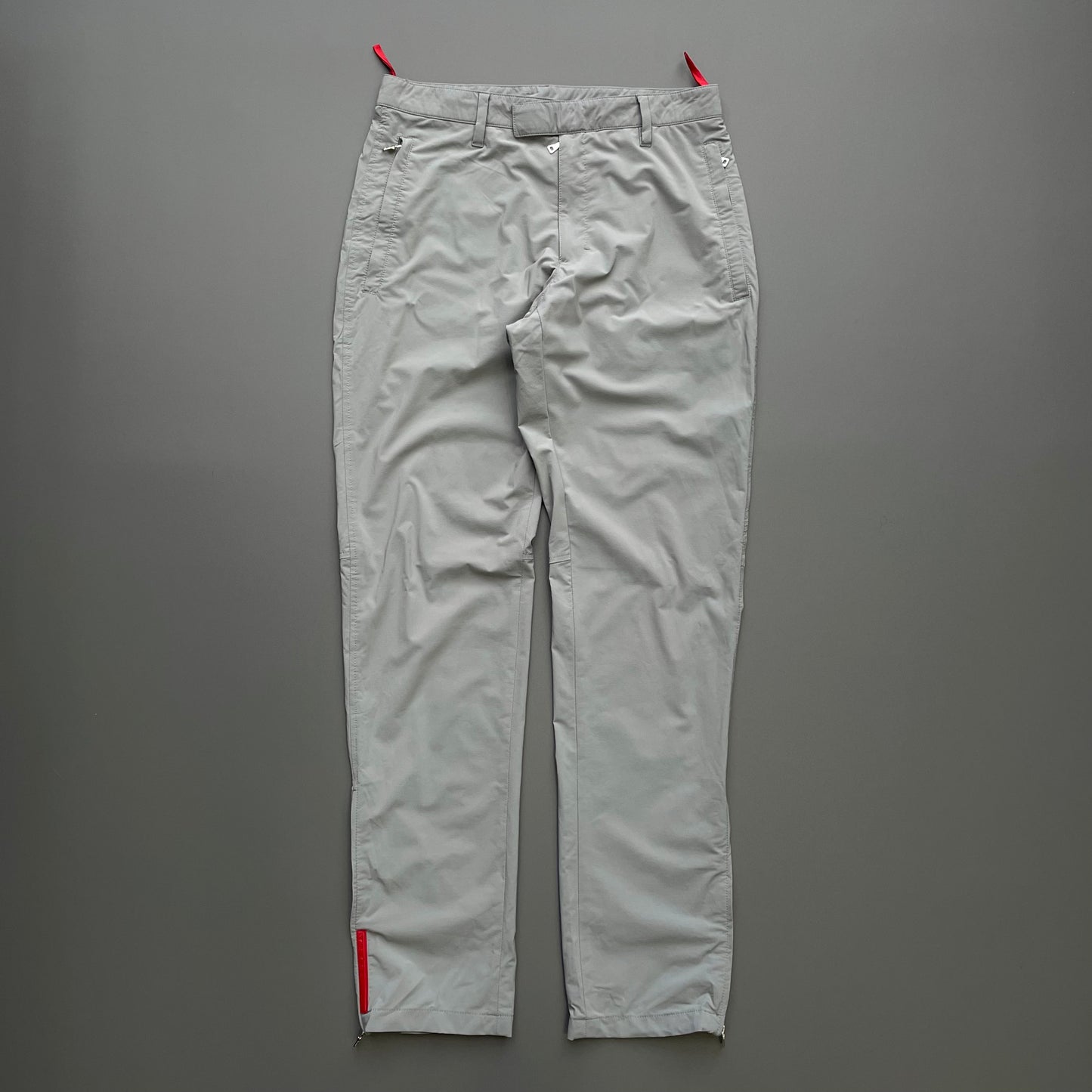 Prada Sport Grey SS00 Nylon Track Pants