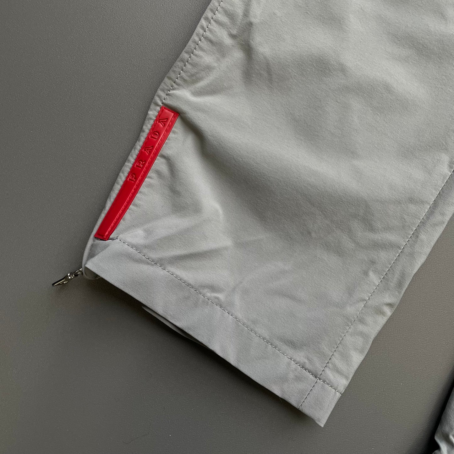 Prada Sport Grey SS00 Nylon Track Pants