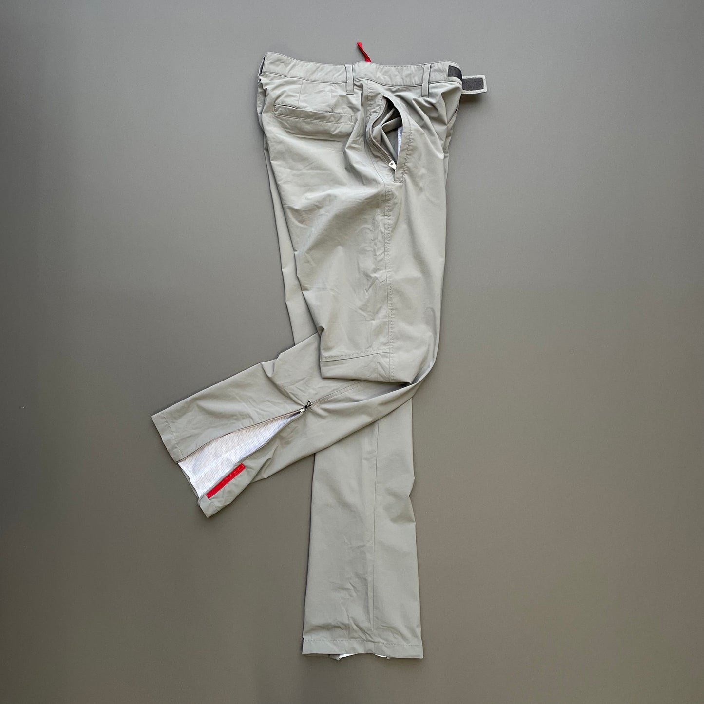 Prada Sport Grey SS00 Nylon Track Pants