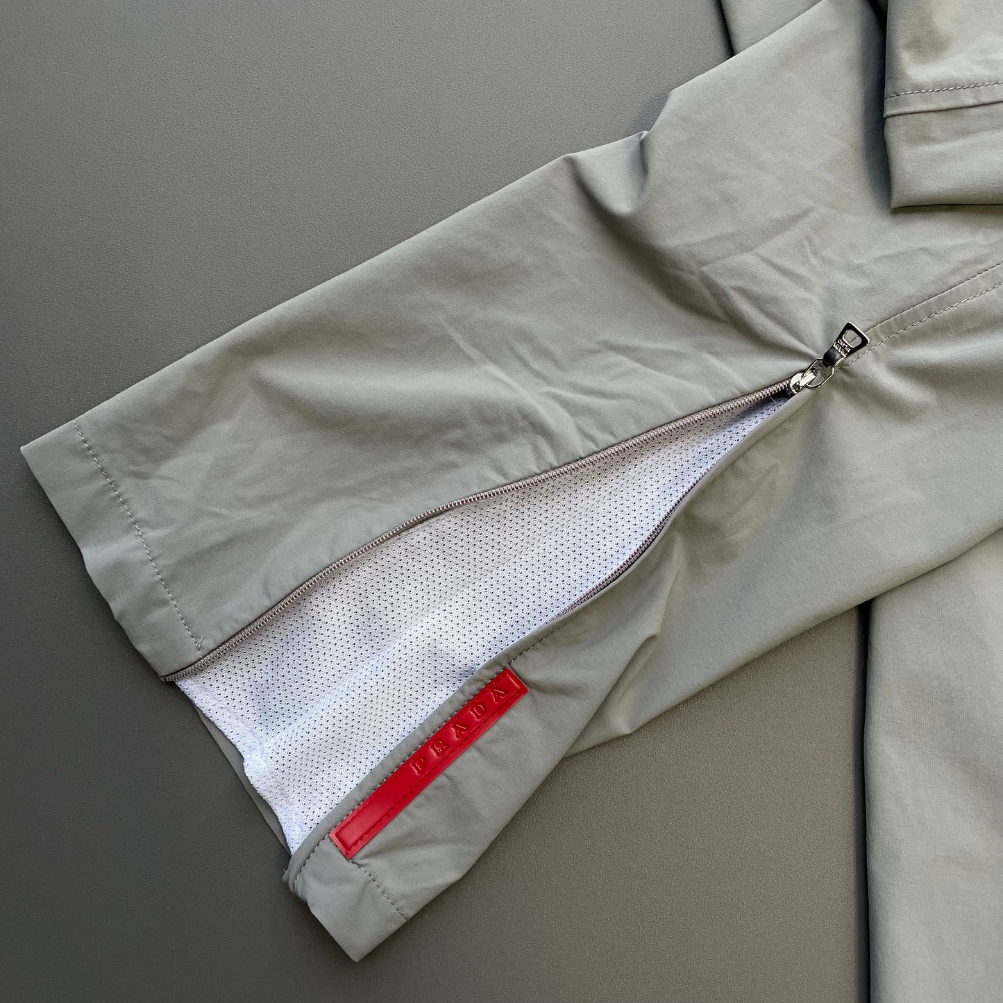 Prada Sport Grey SS00 Nylon Track Pants