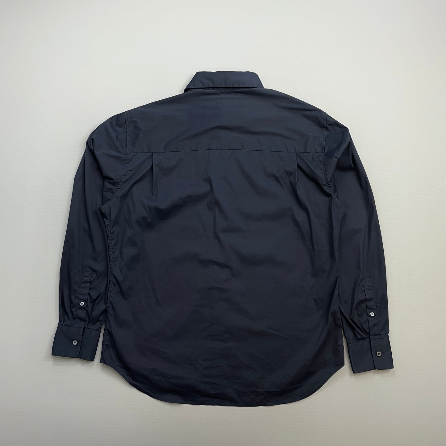 Prada Milano Navy 90s Formal Shirt