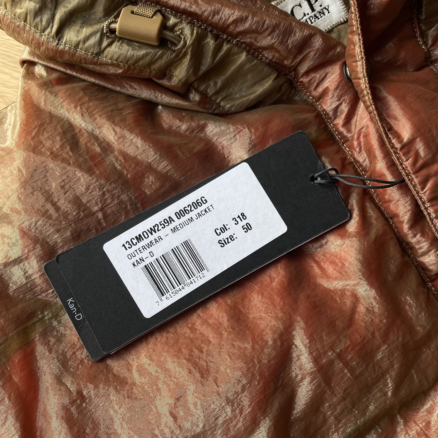 C.P. Company Kan-D Puffer Jacket in Cumin (RRP ¬£765)